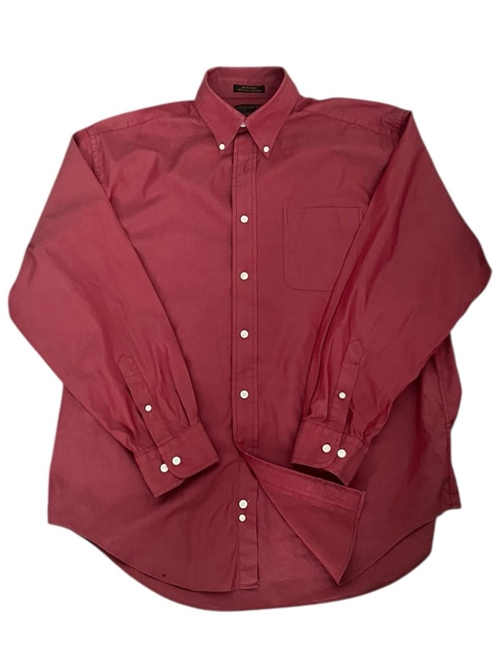 Men's Alexander Julian Red Dress Shirt L